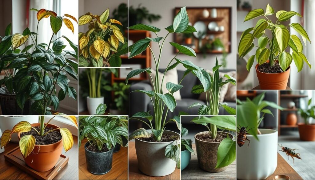 common houseplant care problems