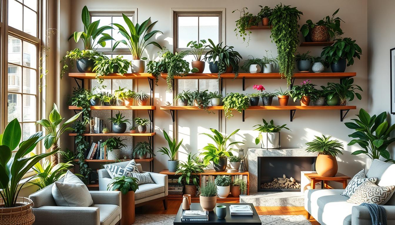 Before and After: How I Transformed My Living Room with DIY Plant Shelves