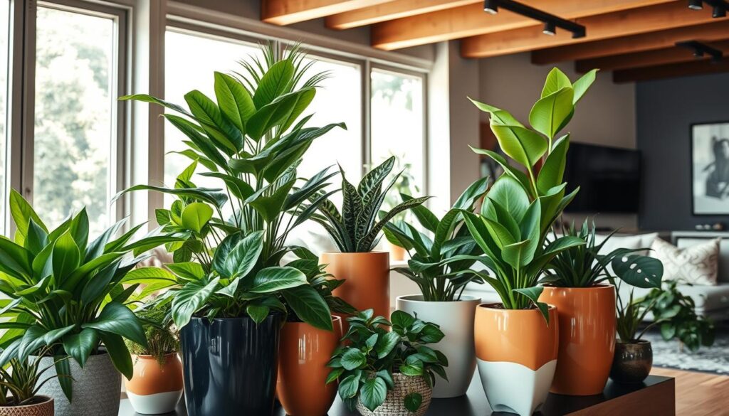 indoor plant styling