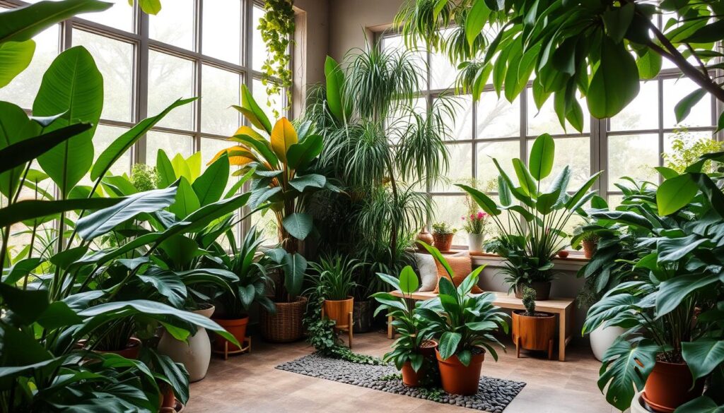 indoor tropical garden