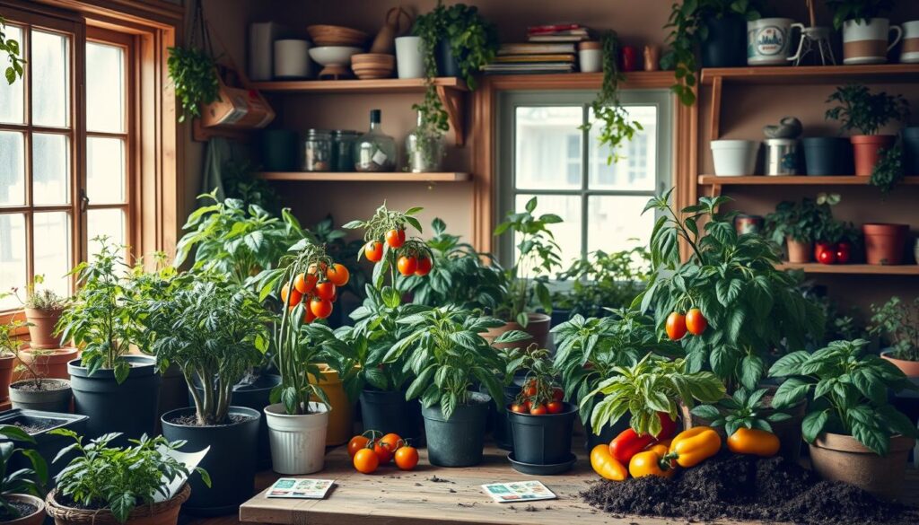 indoor vegetable gardening