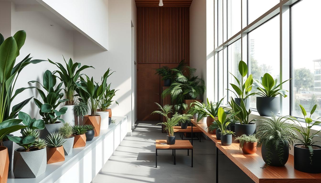 minimalist indoor garden