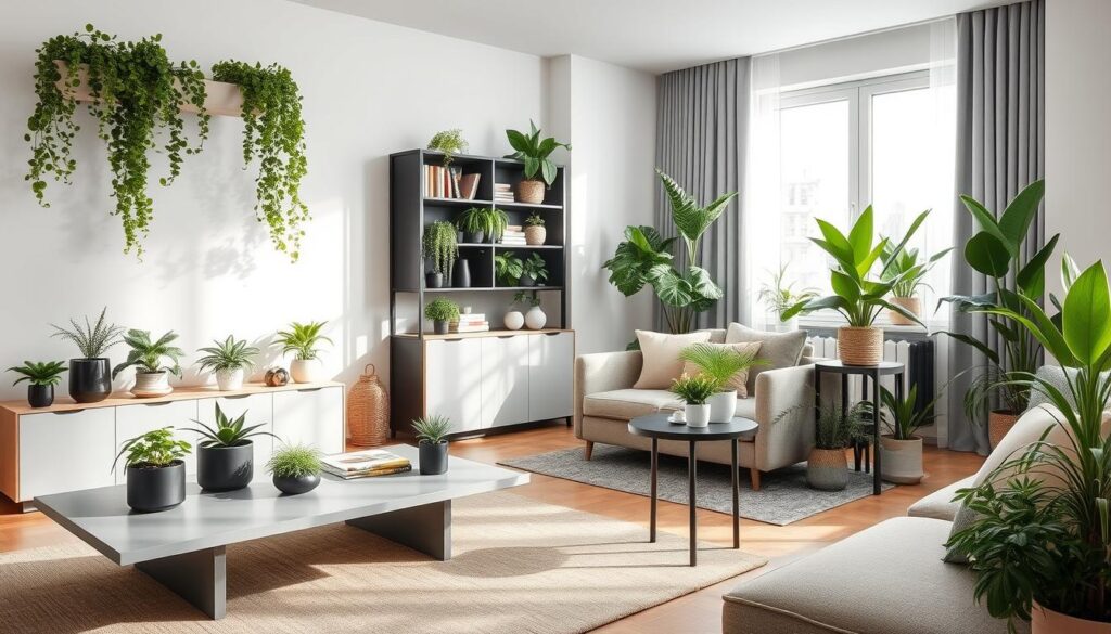 multi-functional furniture for indoor plant styling