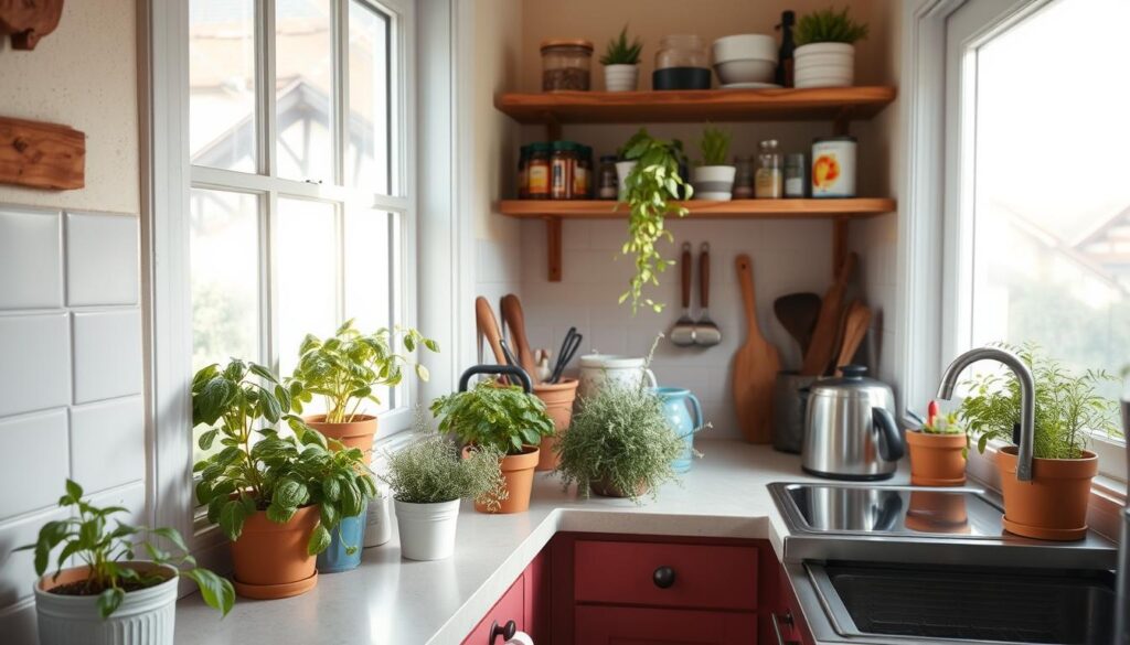 small space herb gardens